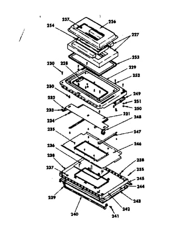 Oven door parts