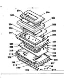 Oven door parts