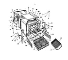 Kenmore 1554567591 oven parts diagram