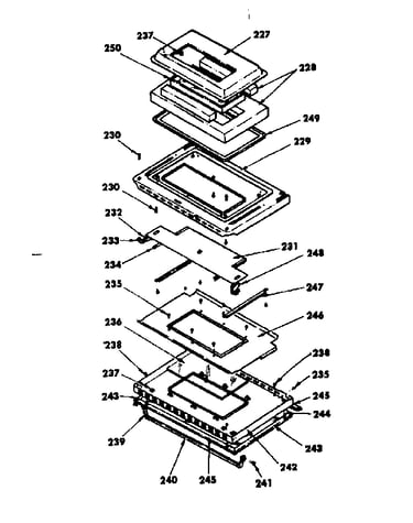 Oven door parts