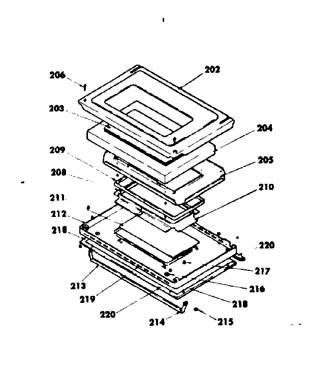 OVEN DOOR PARTS