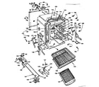 Kenmore 1554577301 oven parts diagram