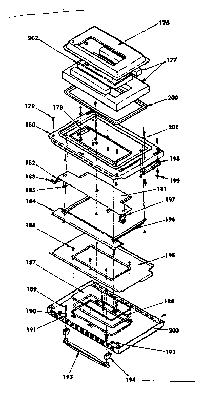 Oven door parts