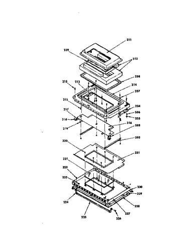 Oven door parts