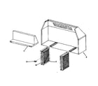 Kenmore 8505437212 canopy and filter parts diagram
