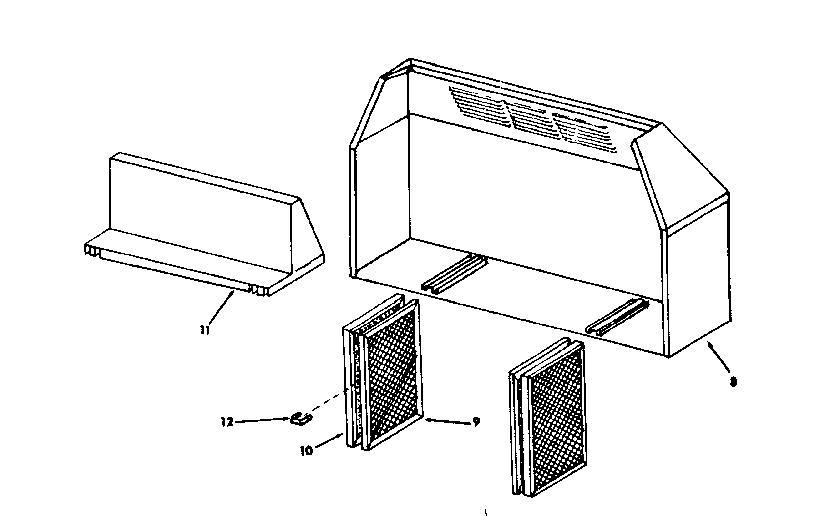 Canopy and filter parts