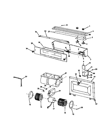 Blower, light & lens assembly