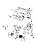 Blower, light and lens assembly