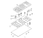 Sears 27258300 keyboard assembly diagram