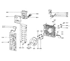 Handy Master HMF13 controller fan motor & operation panel assembly diagram