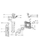 Controller fan motor & operation panel assembly