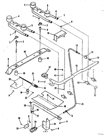 Burner section