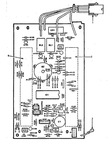 Power and control circuit board no. 12338