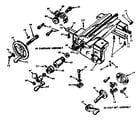 Craftsman 10121400 carriage and half nut assembly diagram
