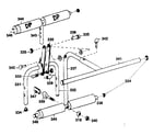 DP 2000 WALL UNIT leg lift assembly diagram