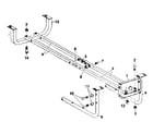 DP 3100-BENCH PRESS upper main support assembly diagram