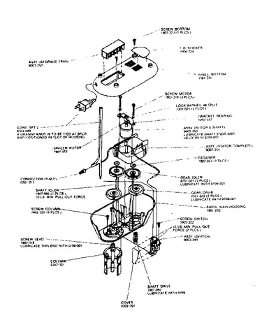 Internal replacement parts