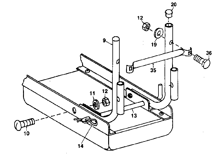 Front leg assembly