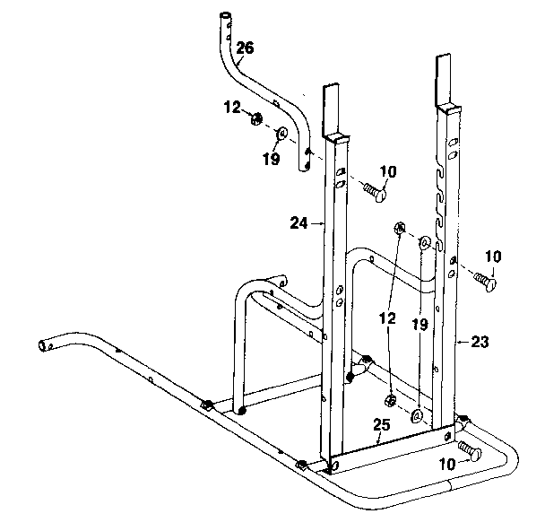 Barbell support