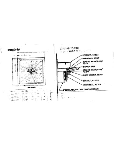 Drain assembly parts