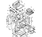 Kenmore 6283538550 body assembly diagram