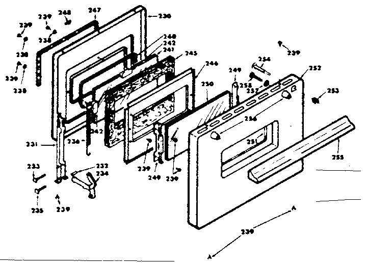 Door assembly (for model 628.3528510)