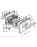 Door assembly (for model 628.3528510)
