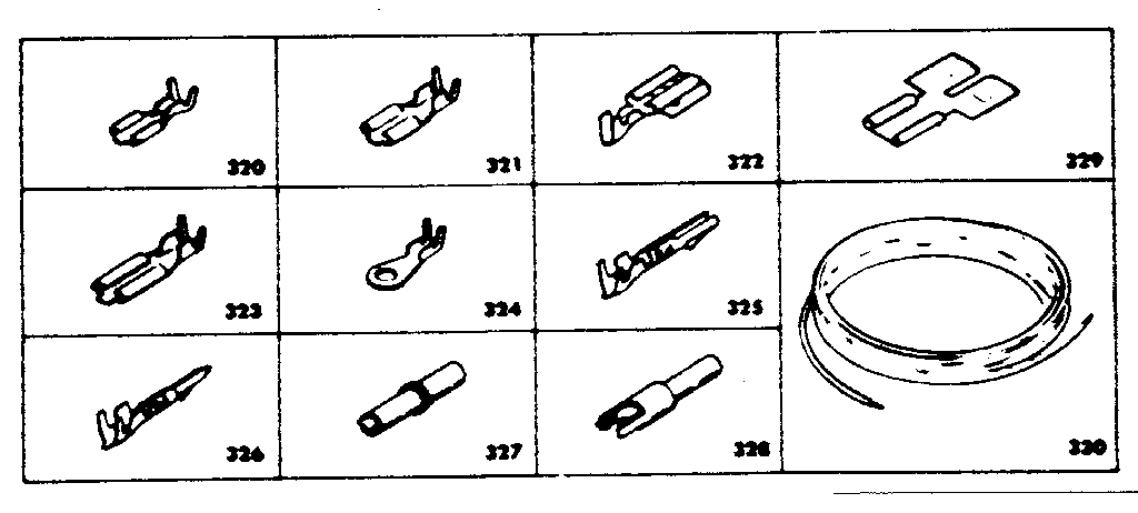 Wiring and wiring terminals