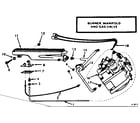 Kenmore 867778030 burner, manifold and gas valve diagram