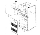Kenmore 867764321 furnace body diagram