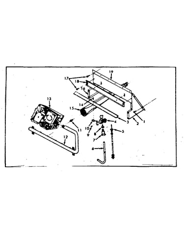 Gas burners and manifold