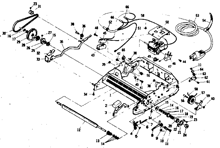 Chassis and power mechanism