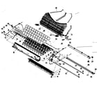 Sears 16153772 key action mechanism diagram