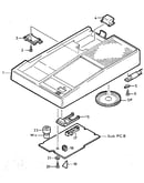Cabinet exploded view (base unit)
