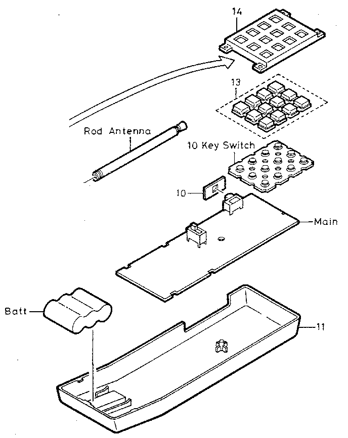 KEY PAD ASSEMBLY