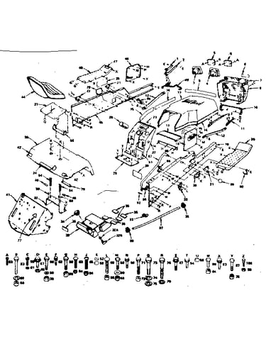 Chassis, fender and dashboard