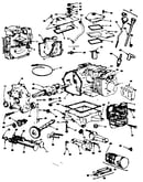 Cylinder, crankshaft and engine base group
