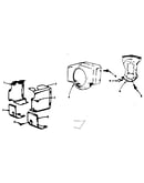 Muffler, air guide and housing group