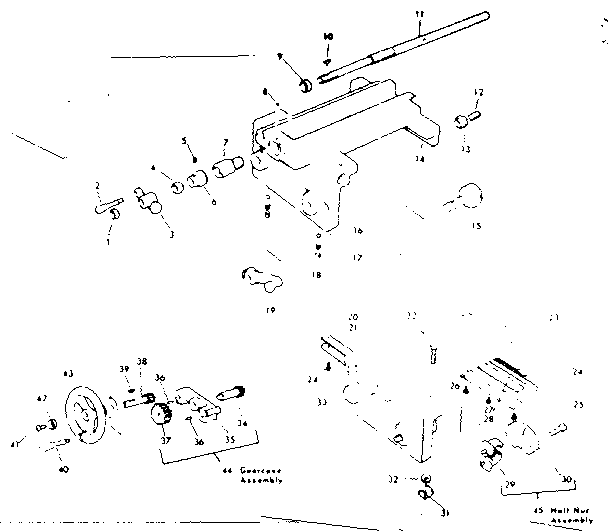 Carriage assembly - 3950-28