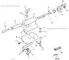 Craftsman 10121200 tailstock assembly - 3950-24 diagram