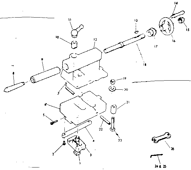 Tailstock assembly - 3950-24
