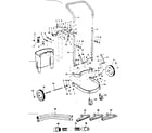 Craftsman 113179931 cart assembly and accessories diagram