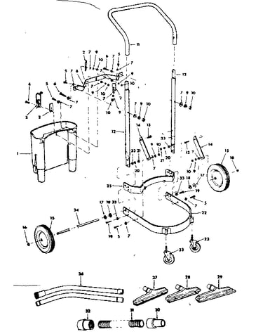 Cart assembly and accessories