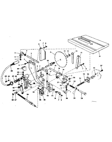 Arbor and blade assembly