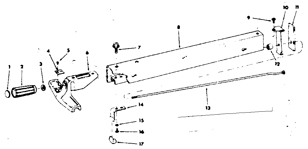 Fence assembly no. 62773