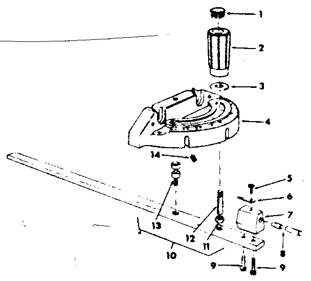 Miter gauge assembly