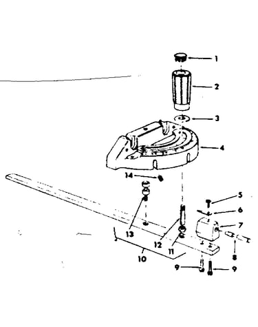 Miter gauge assembly