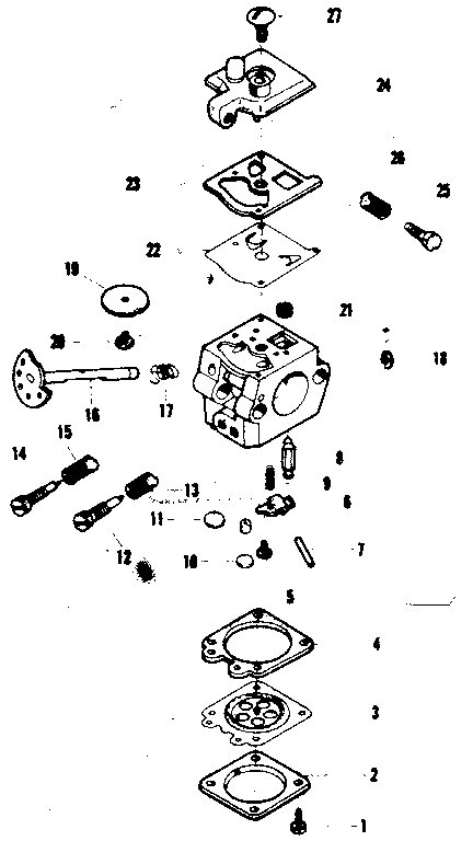 Carburetor no. 35158