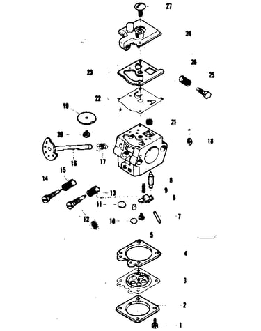Carburetor no. 35158