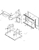Microwave oven optional built-in trim kit
